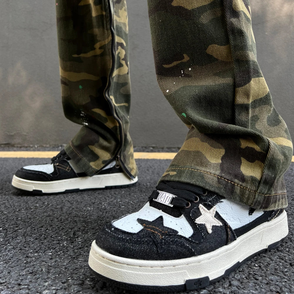 S-3XL Camouflage Jeans Men