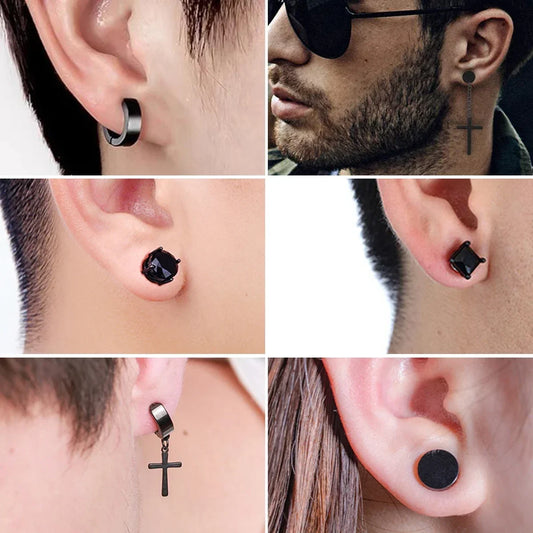 Non Piercing  Earrings for Men Women