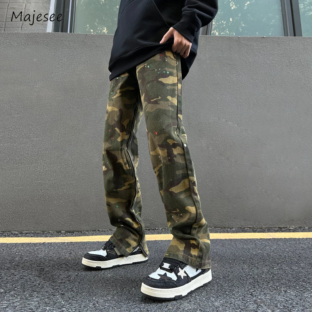 S-3XL Camouflage Jeans Men