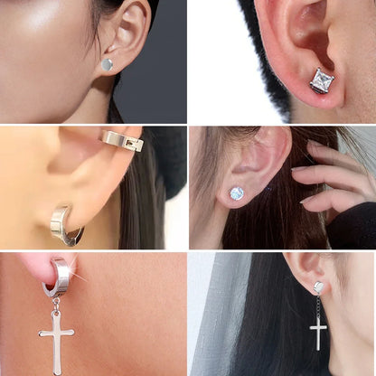 Non Piercing  Earrings for Men Women